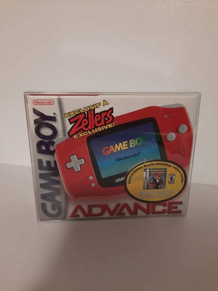 Console Game Boy Advance Console GameBoy Advance Boîte Console SP Protecteur EVORETRO 0.40MM Paquet de 1