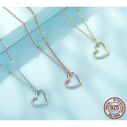 Collier à Chaîne en Argent Sterling 925 Véritable pour Femme - Bijoux Fins 46 cm