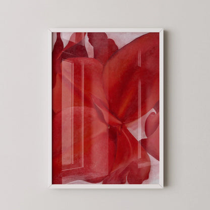 Georgia O'Keeffe: Red Cannas Giclee Art Print (Handframed or Unframed)