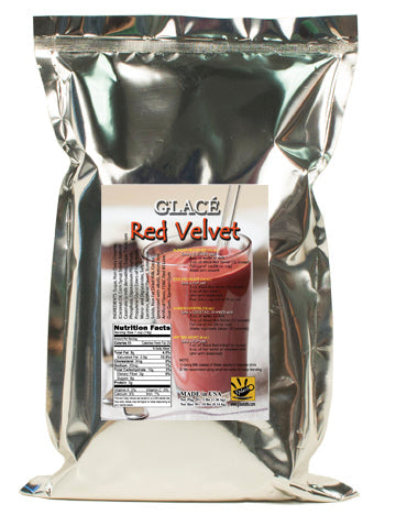 Red Velvet 4 in 1 Bubble Tea / Latte and Frappe Mix  - Multi-Use Powdered Beverage Mix - Ships Free Within Canada on Orders Above CAD $199