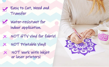 Vinyle adhésif à paillettes TeckWrap - Noir | Durable et facile à découper | Parfait pour les projets d'artisanat !