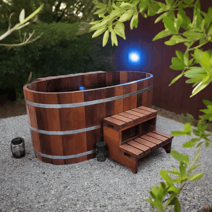 Fluid Float Japanese Cedar Soaking Tub