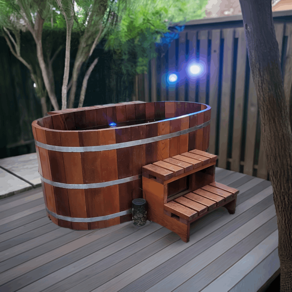 Fluid Float Japanese Cedar Soaking Tub