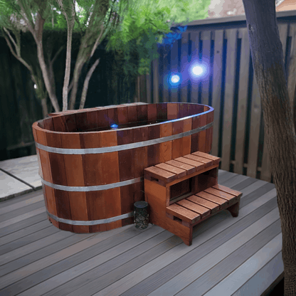 Fluid Float Japanese Cedar Soaking Tub