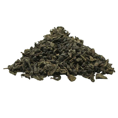 Thé Vert Poudre à Canon – Rayhana Organics – Feuilles Entières Roulées