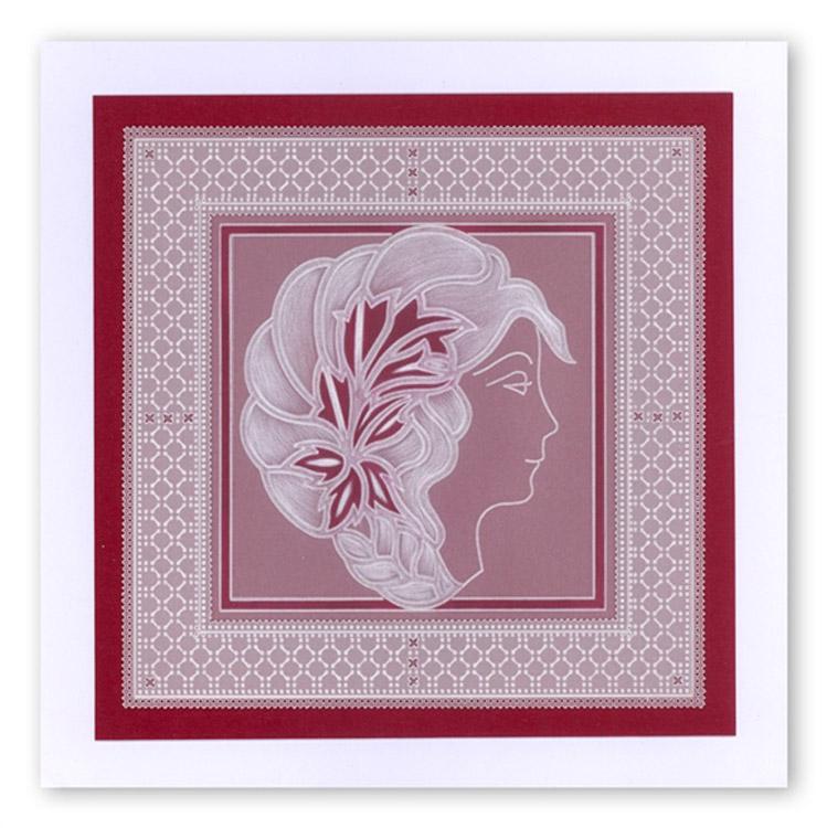 Plaque Groovi Amaryllis Camée A6