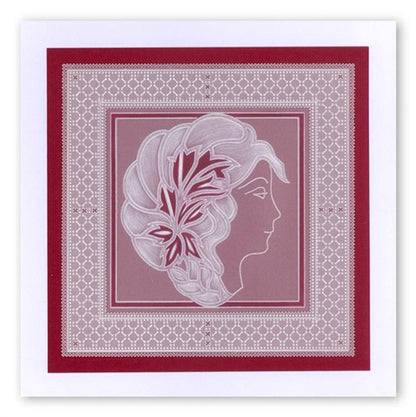Plaque Groovi Amaryllis Camée A6