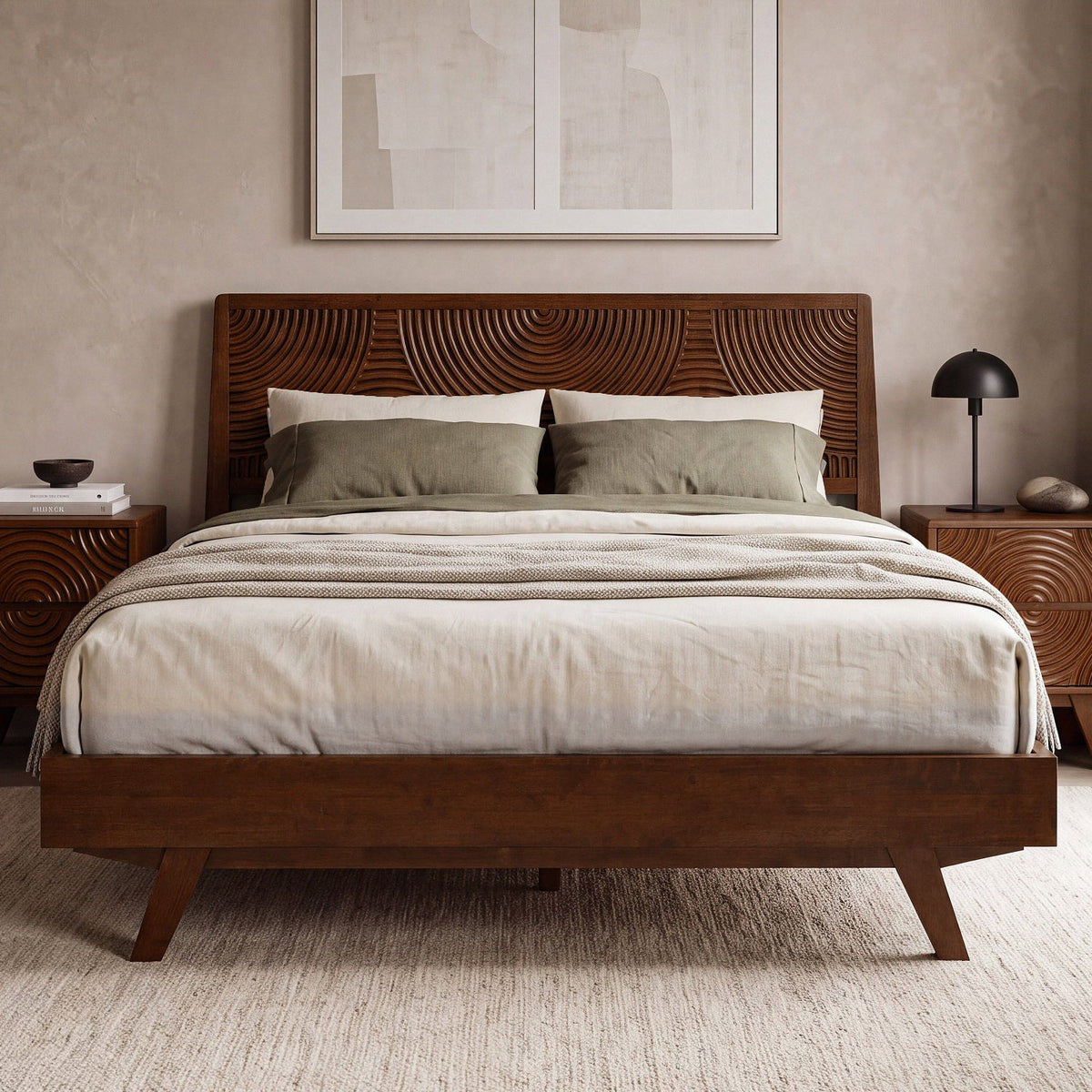 Harmony Solid Wood Bed Frame