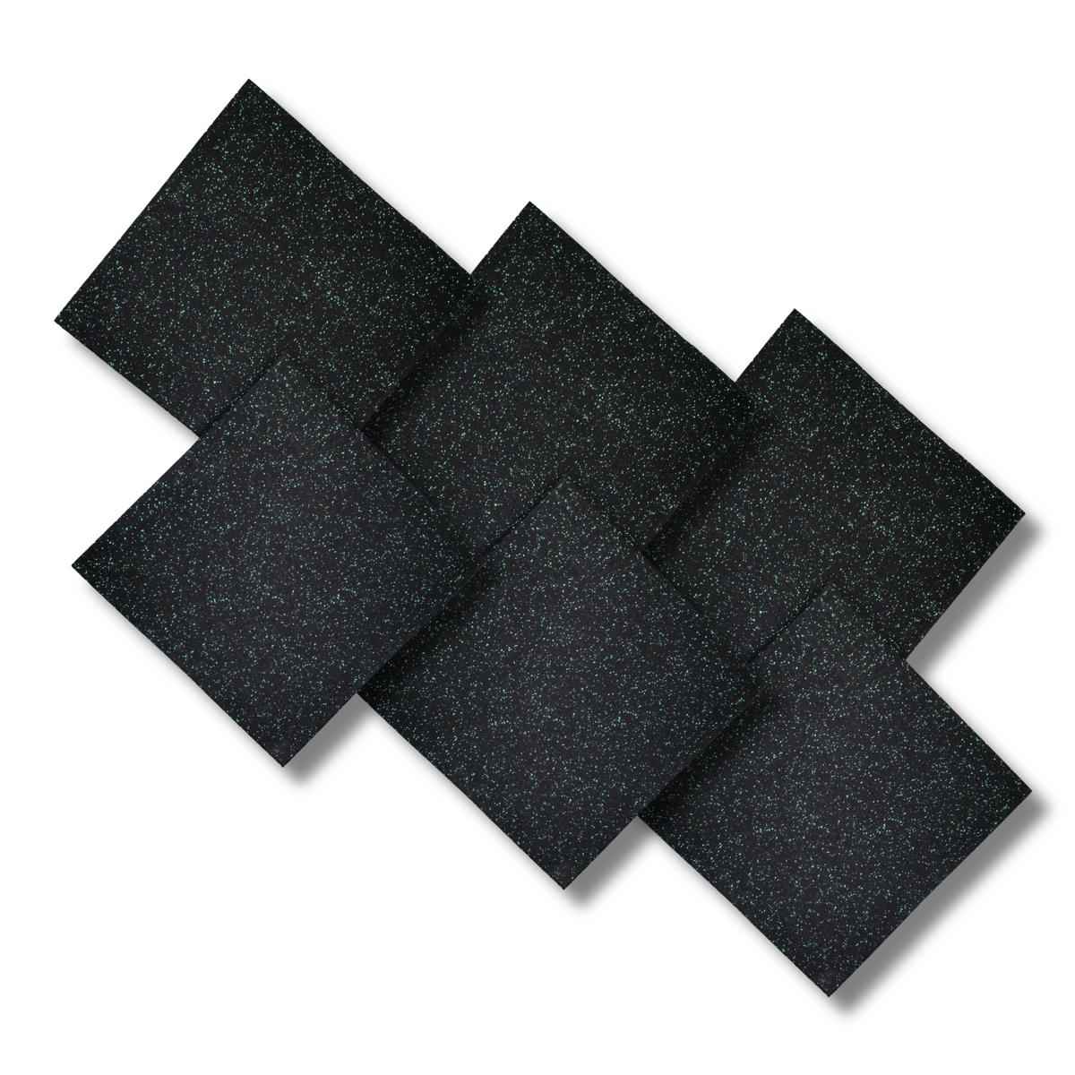 HAJEX Tapis de Sol Durs pour Salle de Sport - Lot de 6