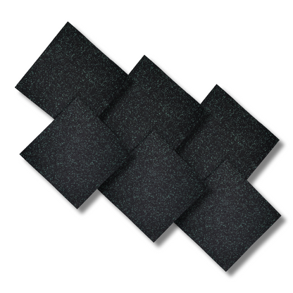 HAJEX Tapis de Sol Durs pour Salle de Sport - Lot de 6