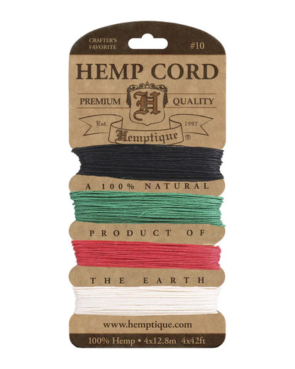 Hemptique #10 Hemp Cord Card Set