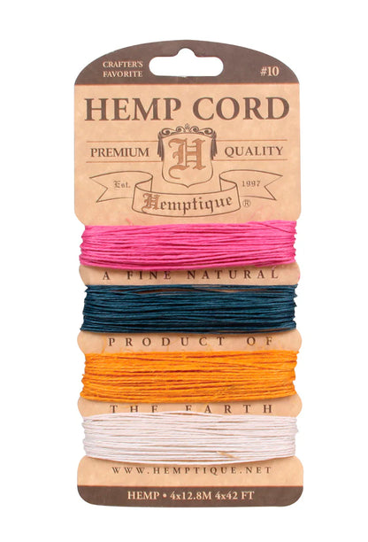 Hemptique #10 Hemp Cord Card Set
