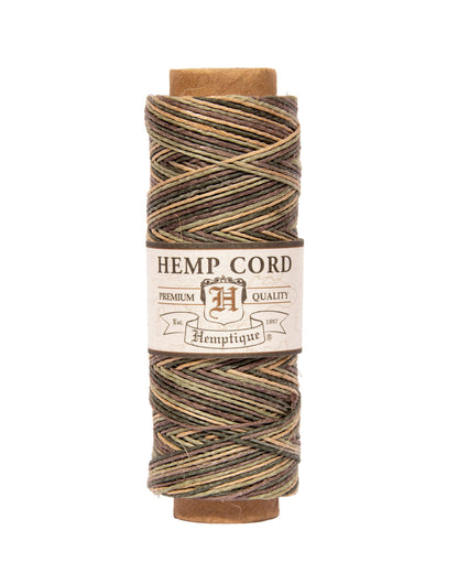 Bobines de ficelle de chanvre panachée Hemptique #10, 25 g