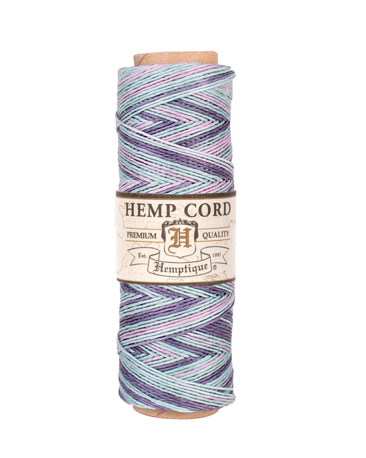 Bobines de ficelle de chanvre panachée Hemptique #10, 25 g