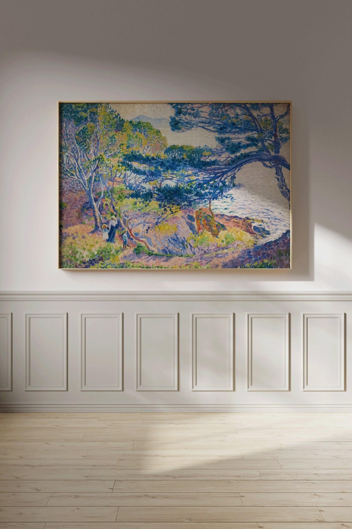 Henri-Edmond Cross - Le Cap Layet, Provence | Célèbre œuvre d'art impressionniste (disponible encadrée à la main ou sans cadre)