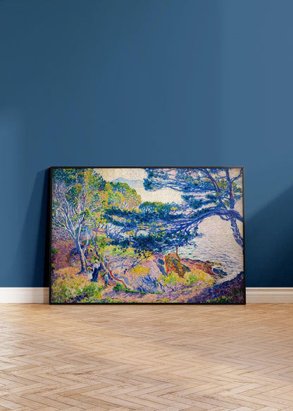 Henri-Edmond Cross - Le Cap Layet, Provence | Célèbre œuvre d'art impressionniste (disponible encadrée à la main ou sans cadre)