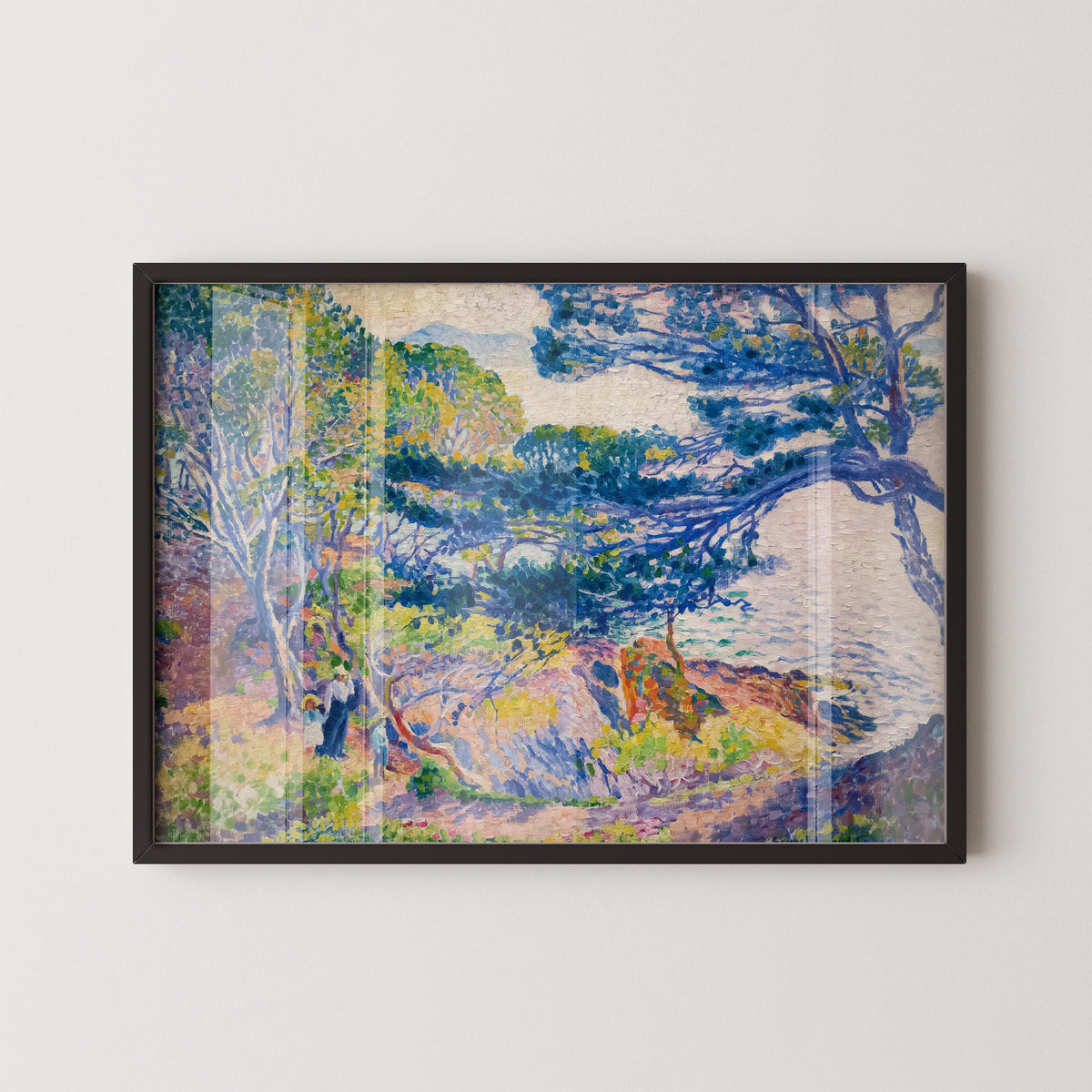 Henri-Edmond Cross - Le Cap Layet, Provence | Célèbre œuvre d'art impressionniste (disponible encadrée à la main ou sans cadre)