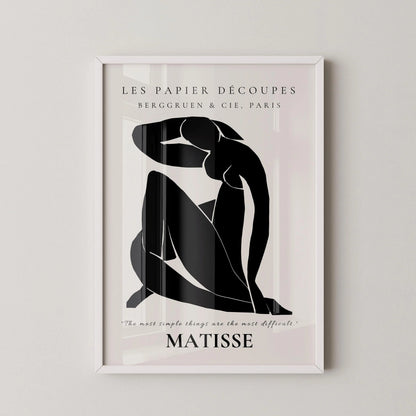 Henri Matisse - Blue Nude II | Famous Art (available handframed or unframed)