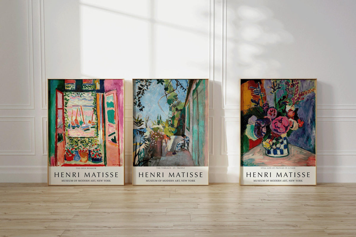 Henri Matisse Art Print Set: Fauvist Vintage Gallery Wall