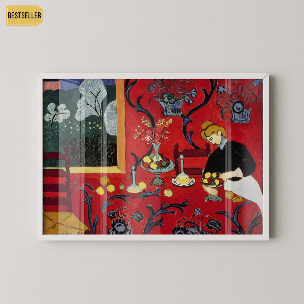Matisse 'The Dessert: Harmony in Red' Fine Art Print