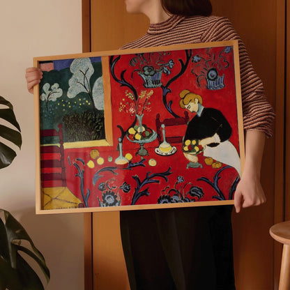 Matisse 'The Dessert: Harmony in Red' Fine Art Print