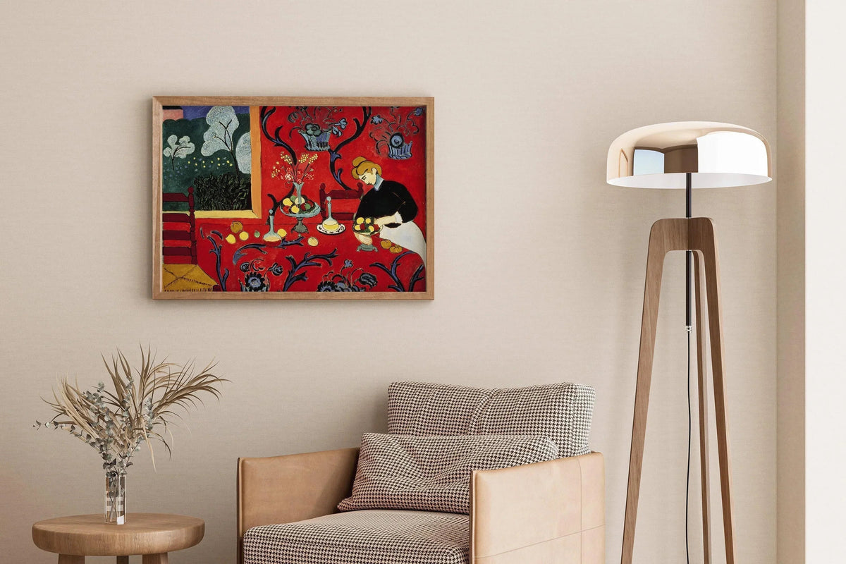 Matisse 'The Dessert: Harmony in Red' Fine Art Print