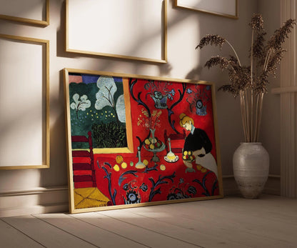 Matisse 'The Dessert: Harmony in Red' Fine Art Print