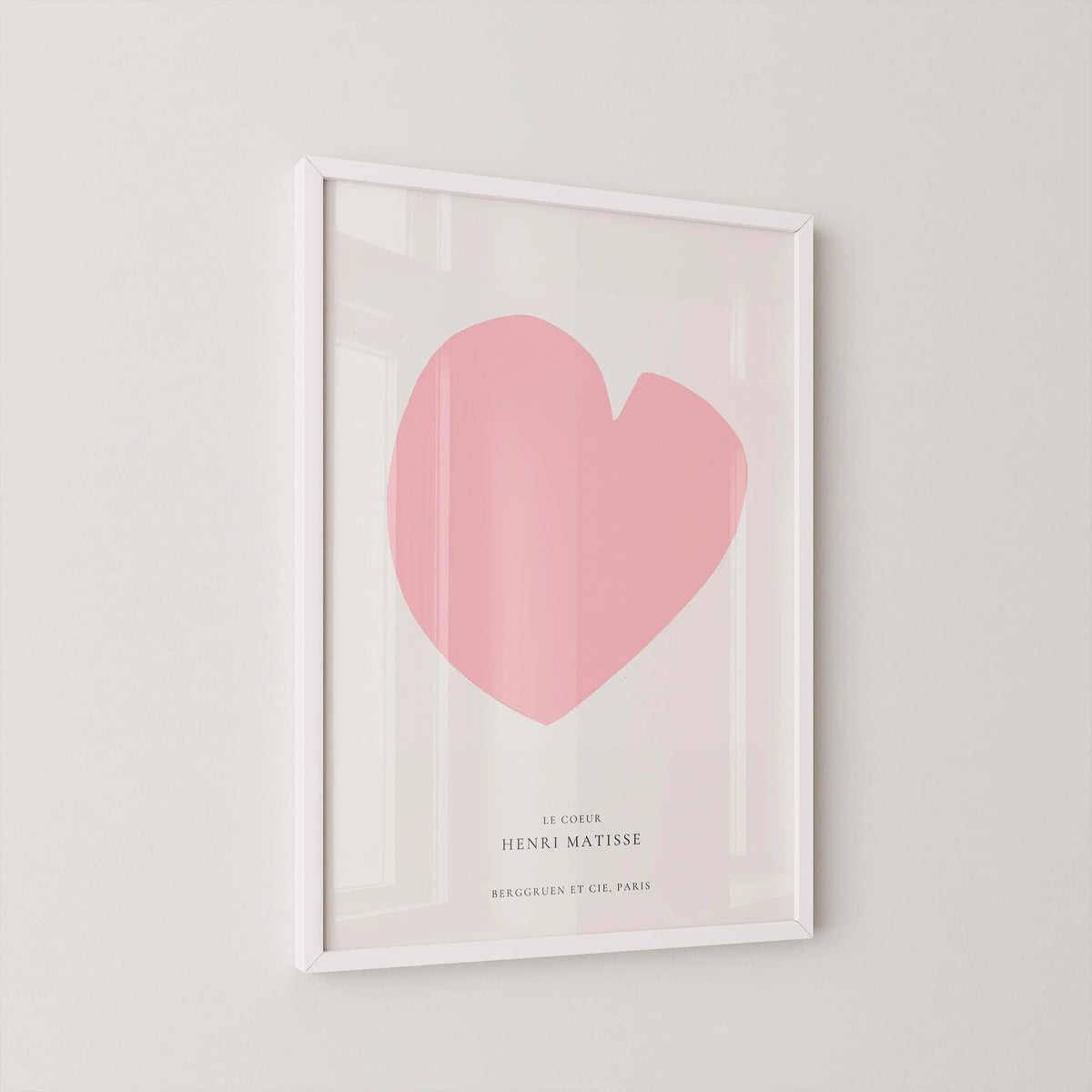 Henri Matisse 'The Heart' Giclee Art Print: Mid-Century Modern Pink