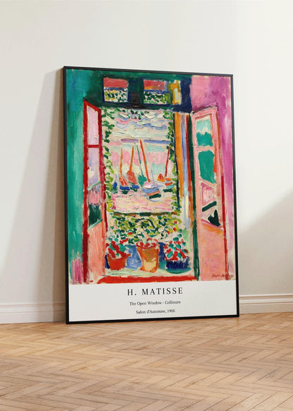 Henri Matisse - The Open Window Collioure | Famous Painting (available handframed or unframed)