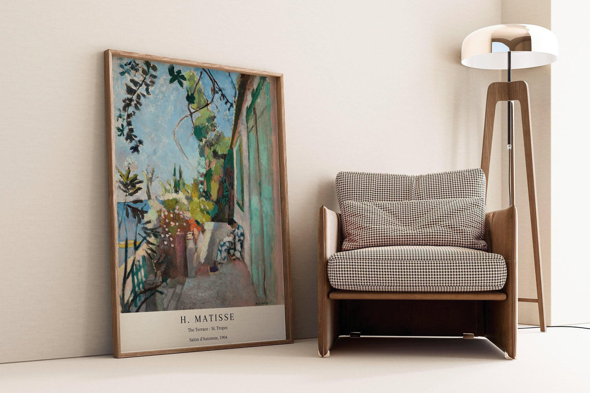 Henri Matisse - The Terrace St. Tropez | Famous Painting (available handframed or unframed)