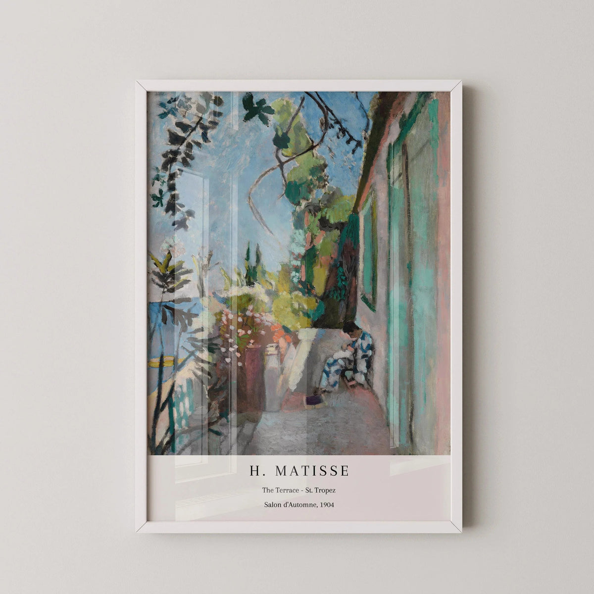Henri Matisse - The Terrace St. Tropez | Famous Painting (available handframed or unframed)