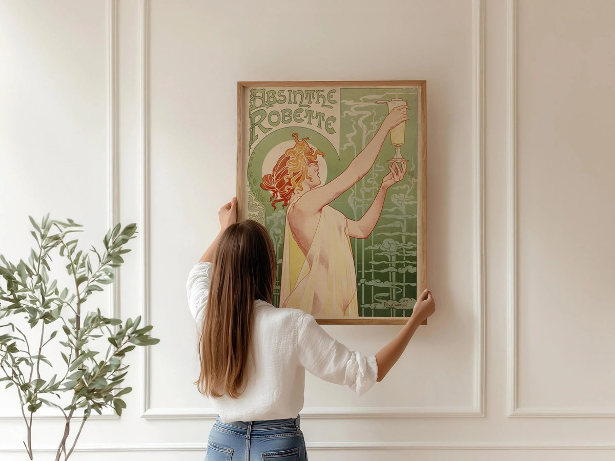 Absinthe Robette Poster: Vintage Art Nouveau Print, Henri Privat-Livemont