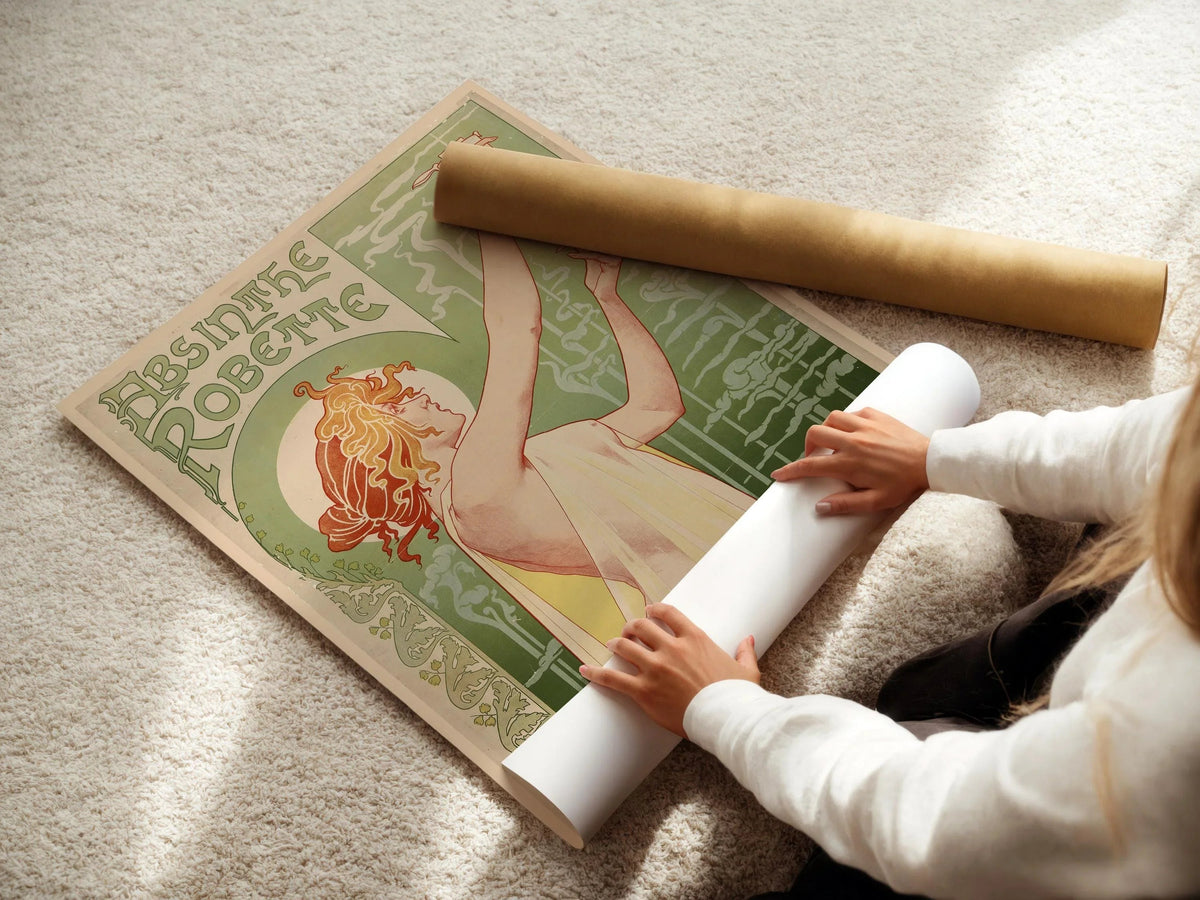 Absinthe Robette Poster: Vintage Art Nouveau Print, Henri Privat-Livemont