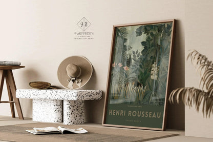 Henri Rousseau - The EQUATORIAL JUNGLE | Famous Art (available handframed or unframed)