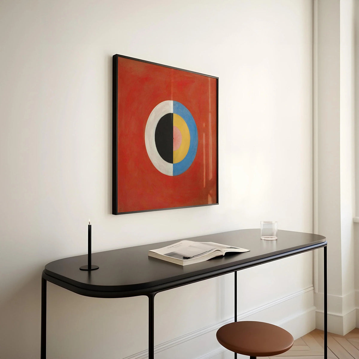 Hilma Af Klint DÉCLARATION TRIO Art | Art abstrait vintage disponible encadré 1x1