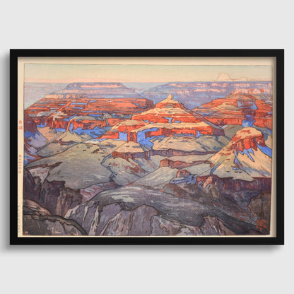 Hiroshi Yoshida - The Grand Canyon Giclee Print: Vintage Japanese Woodblock Art