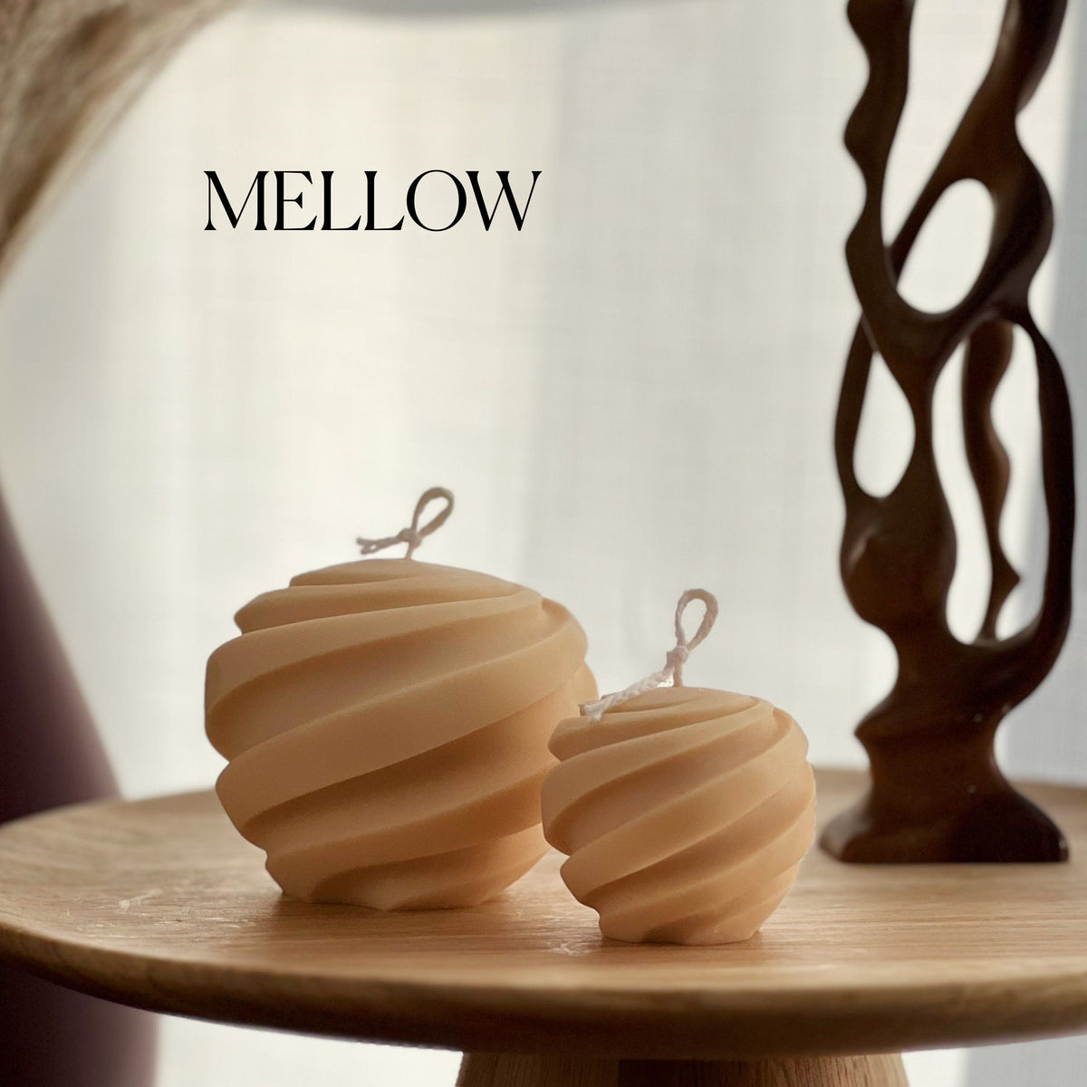 Bougies en cire de soja Swirl Ball | Décoration d'intérieur, Cadeau pour femme