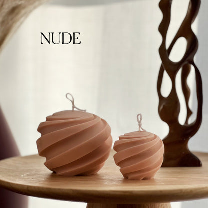 Bougies en cire de soja Swirl Ball | Décoration d'intérieur, Cadeau pour femme