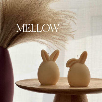 Easter Bunny Egg Candle: Handmade Soy Wax Spring Decor