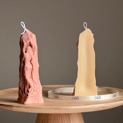 Torso Candle | Lady in Stone Soy Wax Figure