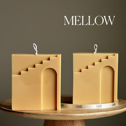 Bougie Arche en Cire de Soja : Bougie Décorative Faite Main Sans Parfum