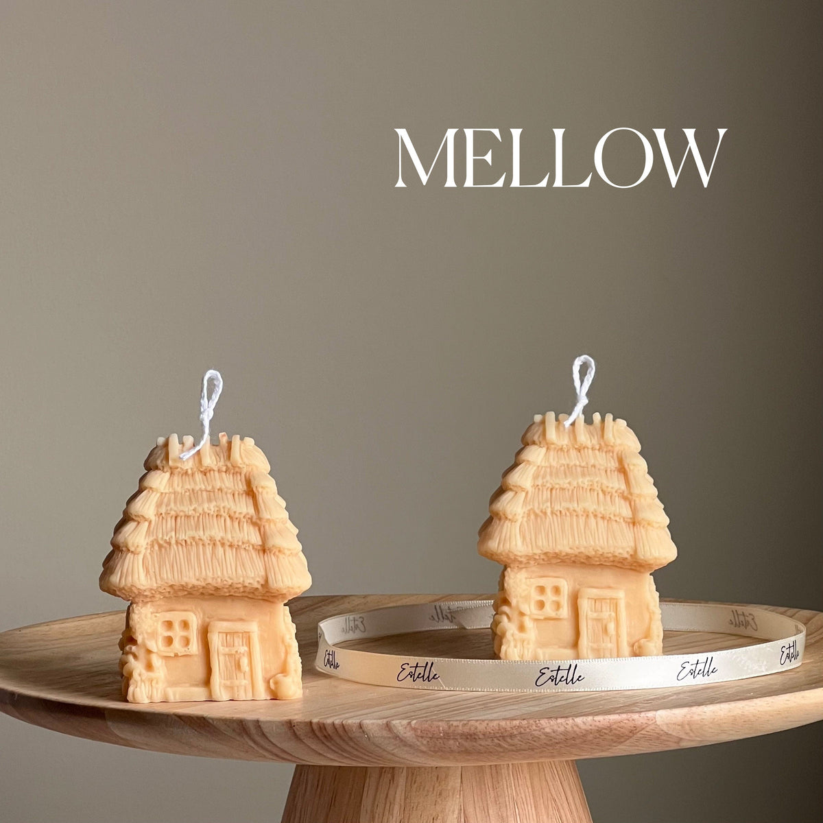 Handmade House Candle | Sculptural Soy Wax Pillar Candle