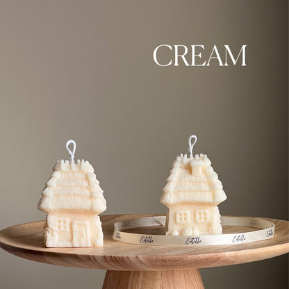Handmade House Candle | Sculptural Soy Wax Pillar Candle