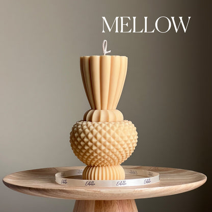Handmade Diamond Vase Candle | Boho Home Decor