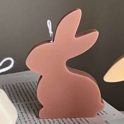 Ensemble de bougies de Pâques au lait de soja : Décoration printanière pastel
