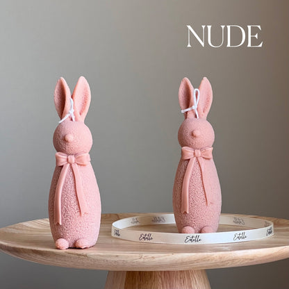 Handmade Easter Bunny Soy Candle: Spring Home Decor