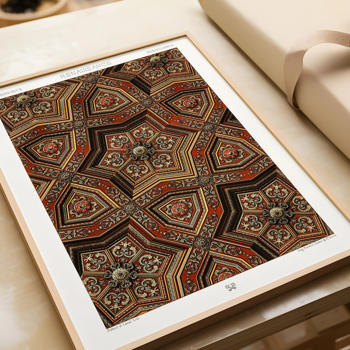 Vintage Arabian Pattern Print Set: Museum Quality Wall Art