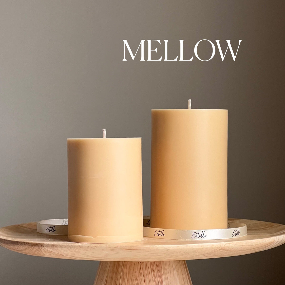 Handmade Soy Wax Pillar Candle: Decorative Candle