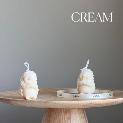 Handmade Hedgehog Soy Wax Candle | Nursery Decoration
