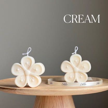 Soy Wax Flower Candle: Sculptural Blossom Candle